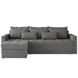 Ecksofa Hot - grau - Materialmix - 220 cm - 85 cm | Möbel Kraft
