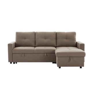 Ecksofa  Katalina ¦ braun ¦ Maße (cm): B: 217 H: 87 T: 132.0