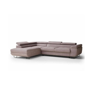 Ecksofa | lila/violett | 277 cm | 100 cm |