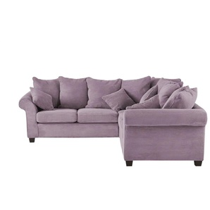 Ecksofa - lila/violett - Materialmix - 70 cm | Möbel Kraft