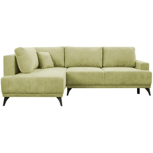Ecksofa  Lima ¦ grün ¦ Maße (cm): B: 169 H: 90 T: 246.0