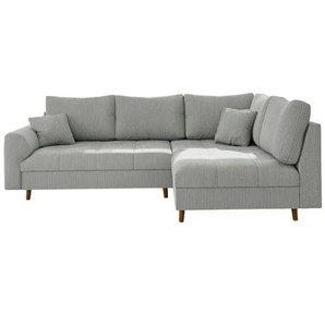 S-STYLE Ecksofa Maya ¦ grau ¦ Maße (cm): B: 231 H: 81
