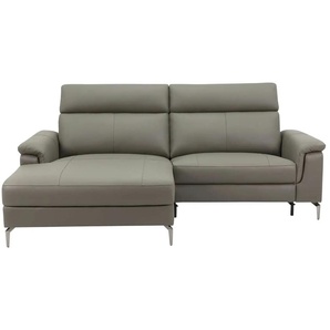 Ecksofa mit Relaxfunktion Tina ¦ grau ¦ Maße (cm): B: 240 H: 102 T: 162.0