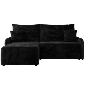 Ecksofa mit Schlaffunktion Arpa ¦ schwarz ¦ Maße (cm): B: 198 H: 93