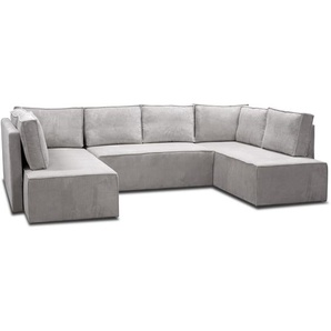 Ecksofa mit Schlaffunktion BADO XL dunkelblau Poso 05 U-förmig