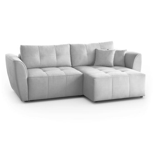 Ecksofa mit Schlaffunktion BAHAMA hellgrau Velo 632