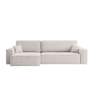 Ecksofa mit Schlaffunktion Carl ¦ beige ¦ Maße (cm): B: 272 H: 82
