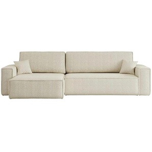 Ecksofa mit Schlaffunktion Carl ¦ beige ¦ Maße (cm): B: 272 H: 82
