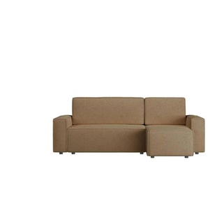 Selsey Ecksofa mit Schlaffunktion Copertino ¦ braun ¦ Maße (cm): B: 244 H: 83