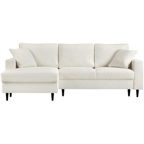 Ecksofa  mit Schlaffunktion Wave ¦ creme ¦ Maße (cm): B: 92 H: 230 T: 154