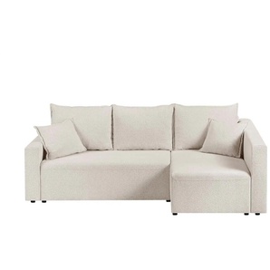 Ecksofa mit Schlaffunktion Florentine ¦ beige ¦ Maße (cm): B: 230 H: 90 T: 140