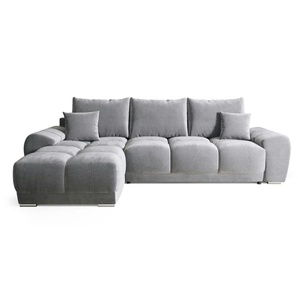 Ecksofa mit Schlaffunktion Nubes ¦ grau ¦ Maße (cm): B: 290 H: 85