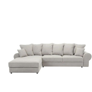 Ecksofa mit Schlaffunktion Ibbie ¦ beige ¦ Maße (cm): B: 320 H: 90 T: 186.0