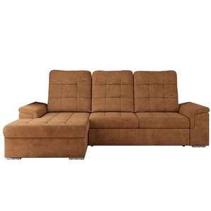 Ecksofa mit Schlaffunktion Madrito ¦ orange ¦ Maße (cm): B: 256 H: 89