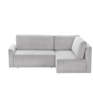 Ecksofa mit Schlaffunktion Malyn - grau - Materialmix - 235 cm - 90 cm - cm 160,0 | Möbel Kraft