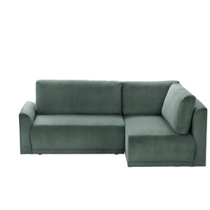 Ecksofa mit Schlaffunktion Malyn ¦ grün ¦ Maße (cm): B: 235 H: 90 T: 160.0