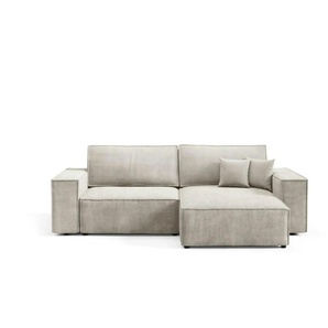 Ecksofa mit Schlaffunktion Mille ¦ beige ¦ Maße (cm): B: 257 H: 88