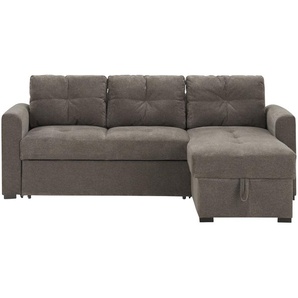 Ecksofa mit Schlaffunktion Mocca ¦ braun ¦ Maße (cm): B: 228 H: 85 T: 167.0