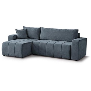 Ecksofa mit Schlaffunktion MORI L dunkelblau