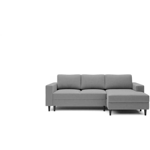 Selsey Ecksofa mit Schlaffunktion Nalika ¦ blau ¦ Maße (cm): B: 230 H: 77
