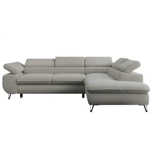 Ecksofa mit Schlaffunktion Peter ¦ grau ¦ Maße (cm): B: 273 H: 76