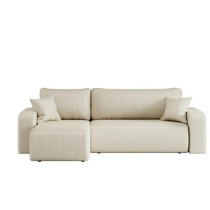 Ecksofa mit Schlaffunktion Pianio ¦ beige ¦ Maße (cm): B: 244 H: 82