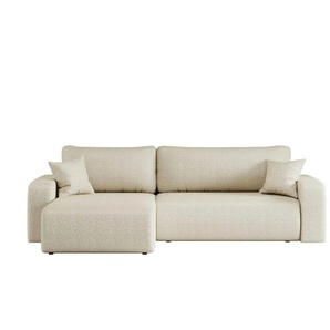 Ecksofa mit Schlaffunktion Pianio ¦ beige ¦ Maße (cm): B: 272 H: 82