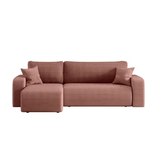 Ecksofa mit Schlaffunktion Pianio ¦ braun ¦ Maße (cm): B: 244 H: 82