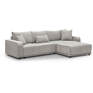 Ecksofa mit Schlaffunktion PRIMO L braun Poso 06 L-förmig