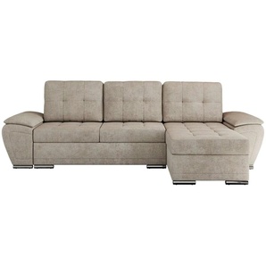 Ecksofa mit Schlaffunktion Umbria ¦ beige ¦ Maße (cm): B: 271 H: 85