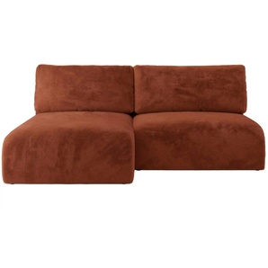 Ecksofa mit Schlaffunktion Vivo ¦ orange ¦ Maße (cm): B: 223 H: 95