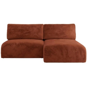 Ecksofa mit Schlaffunktion Vivo ¦ orange ¦ Maße (cm): B: 223 H: 95
