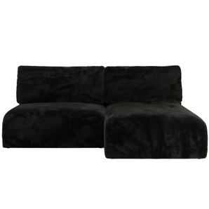 Ecksofa mit Schlaffunktion Vivo ¦ schwarz ¦ Maße (cm): B: 223 H: 95