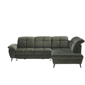 Ecksofa Multifunktion  Melly III ¦ grün ¦ Maße (cm): B: 289 H: 91 T: 237.0