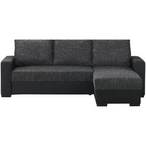 Ecksofa  Navarra ¦ schwarz ¦ Maße (cm): B: 235 H: 89 T: 156