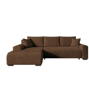 Ecksofa Nelly | braun | 270 cm | 85 cm |
