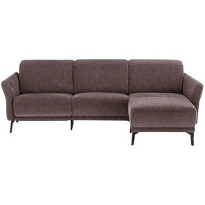 Ecksofa  New York ¦ lila/violett ¦ Maße (cm): B: 251 H: 85 T: 179.0