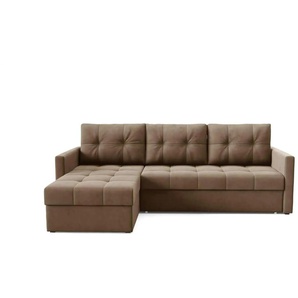Ecksofa Olivia ¦ braun ¦ Maße (cm): B: 230 H: 86