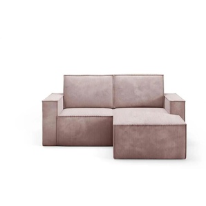 Ecksofa  Orto ¦ rosa/pink ¦ Maße (cm): B: 180 H: 93