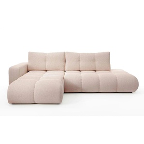 Ecksofa Sile | rosa/pink | 288 cm | 90 cm |