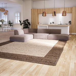 Ecksofa Taupe - Flexible Designer-Polsterecke, L-Form: Beste Qualität, einzigartiges Design - 341 x 72 x 241 cm, konfigurierbar