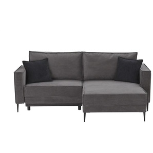 Ecksofa Teresina - grau - Materialmix - 225 cm - 93 cm - cm 175,0 | Möbel Kraft
