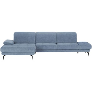 Lounge Collection Ecksofa  Tessa ¦ blau ¦ Maße (cm): B: 328 H: 82 T: 222