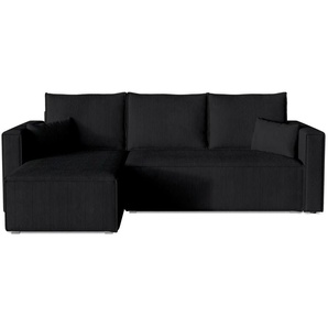 Ecksofa Top - schwarz - Materialmix - 230 cm - 85 cm | Möbel Kraft