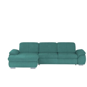 Ecksofa - türkis/petrol - Materialmix - 315 cm - 83 cm - cm 195,0 | Möbel Kraft