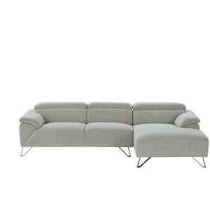 Ecksofa Valeska - beige - Materialmix - 253 cm - 88 cm - cm 167,0 | Möbel Kraft