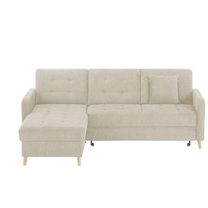 Ecksofa Venus | beige | 222 cm | 87 cm | cm 162,0 |