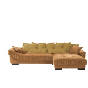 Ecksofa Zweifarbig Diwan III ¦ orange ¦ Maße (cm): B: 333 H: 90 T: 202.0