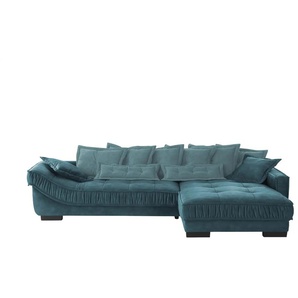 Ecksofa Zweifarbig Diwan III ¦ türkis/petrol ¦ Maße (cm): B: 333 H: 90 T: 202.0