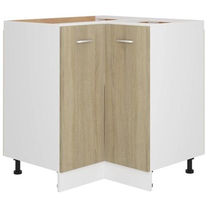 Eckunterschrank Sonoma-Eiche 75,5x75,5x81,5 cm Holzwerkstoff - Vidaxl